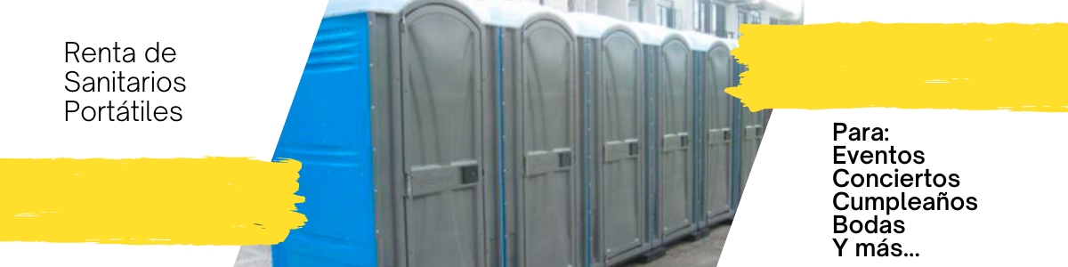 Renta de Sanitarios Portátiles en San Lucas Evangelista